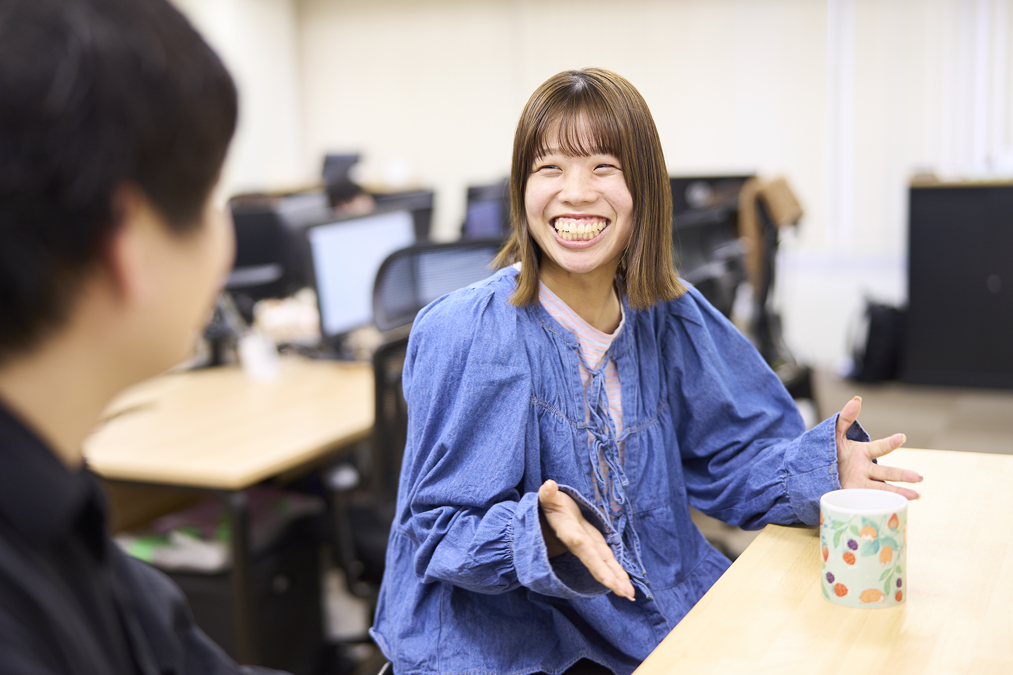 ミーティングをしている様子